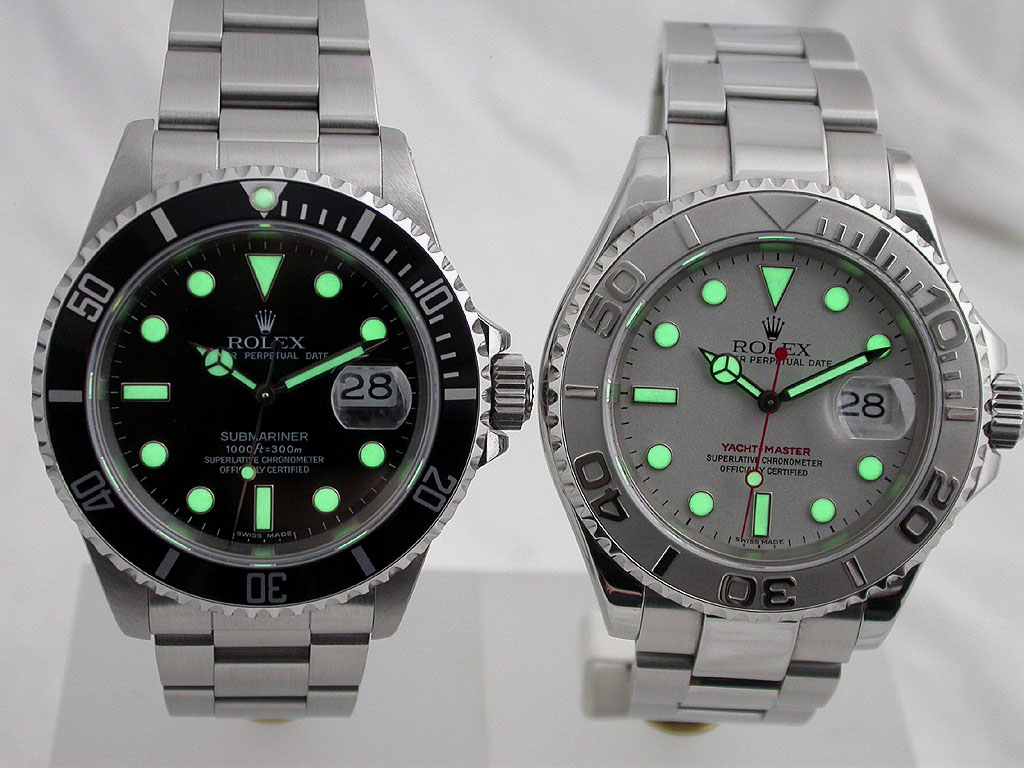 rolex submariner yachtmaster